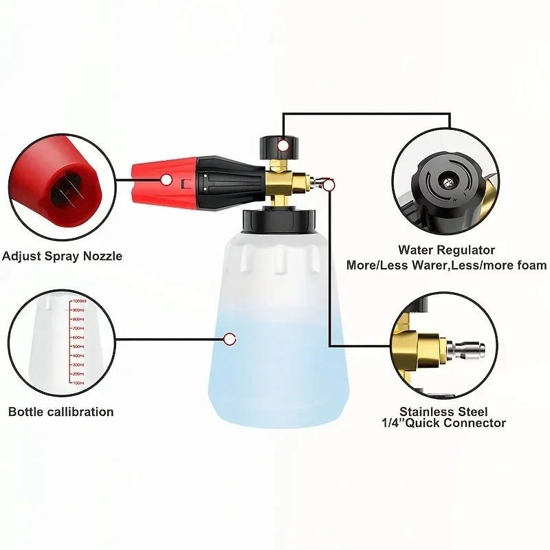 Cañón de Espuma de Alta Presió - Foam Cannon Car Wash reseña y precio