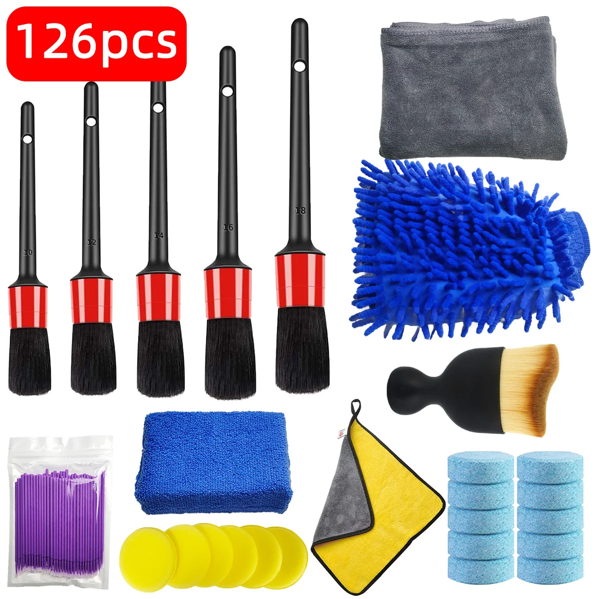 Kit de limpieza de detalles de - Dirt Brush Interior reseña y precio