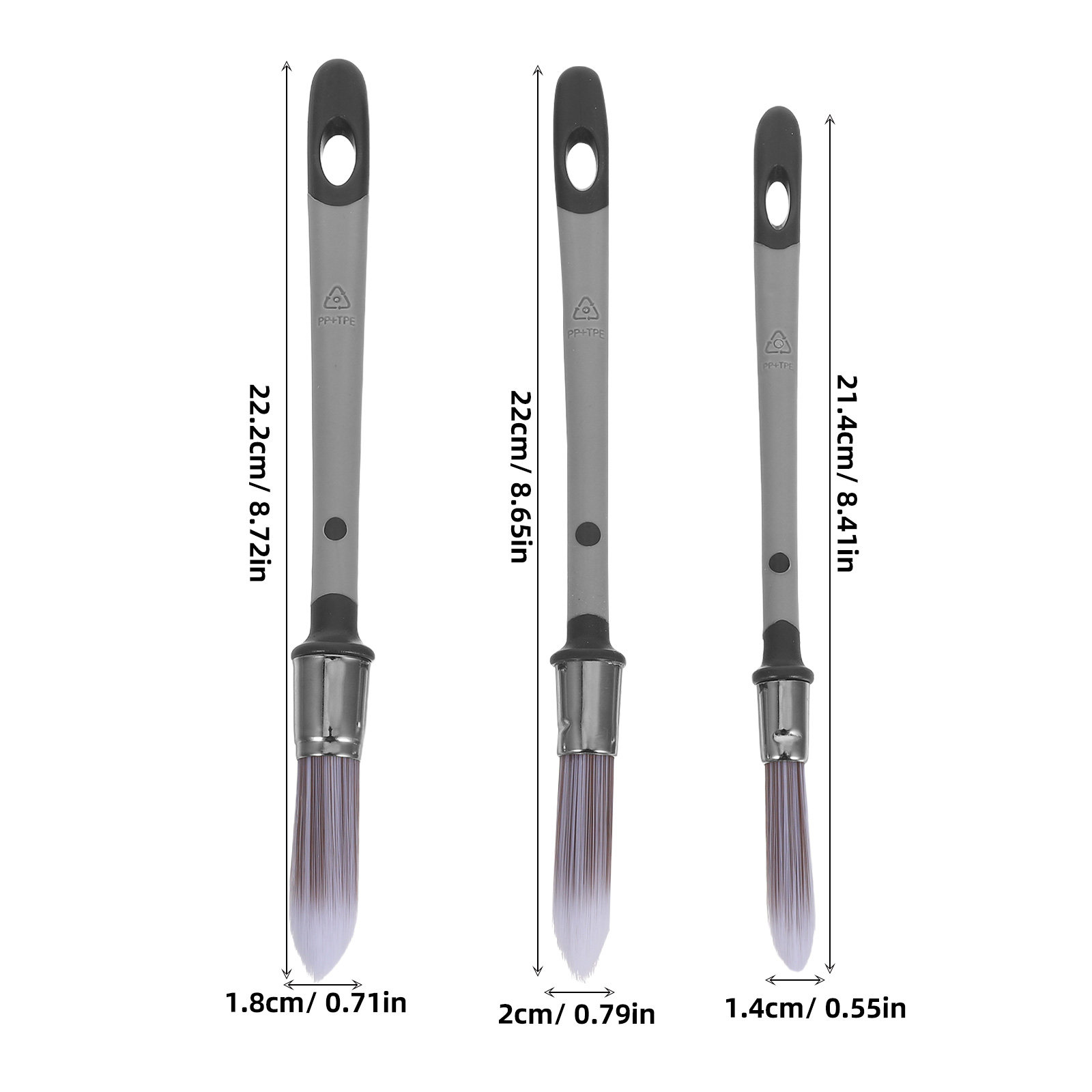 Juego de 3 pinceles para junta - Detailing Brush Set reseña y precio