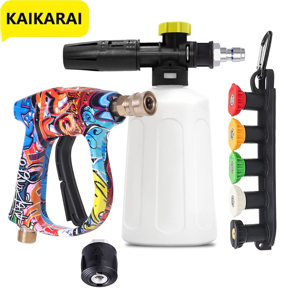 ROUE 1/4 pistola de agua de ca - Foam Cannon Car Wash reseña y precio